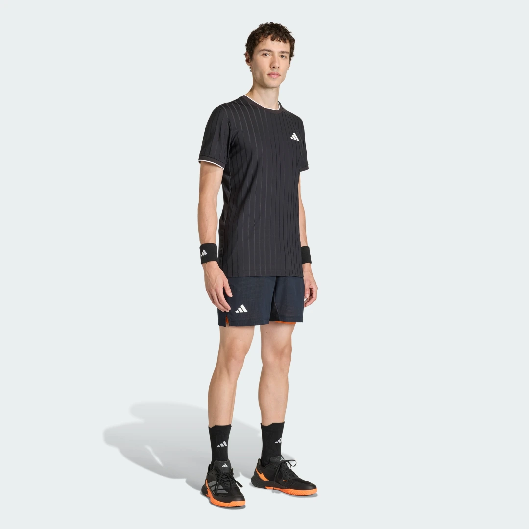 Detalle de Camiseta de tenis Climacool Freelift Pro (Negro) – Adidas