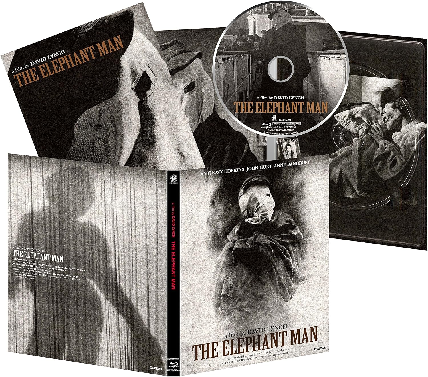 Detalle 2 de エレファント・マン Blu-ray デイヴィッド・リンチ監督作、モノクロ・ワイドスクリーン収録