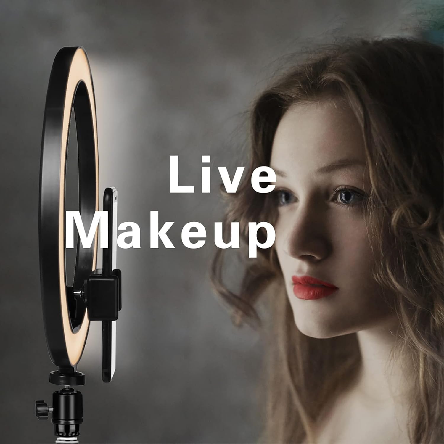 Thumbnail 5 de Ring Light 10" 67" Tripod for Streaming