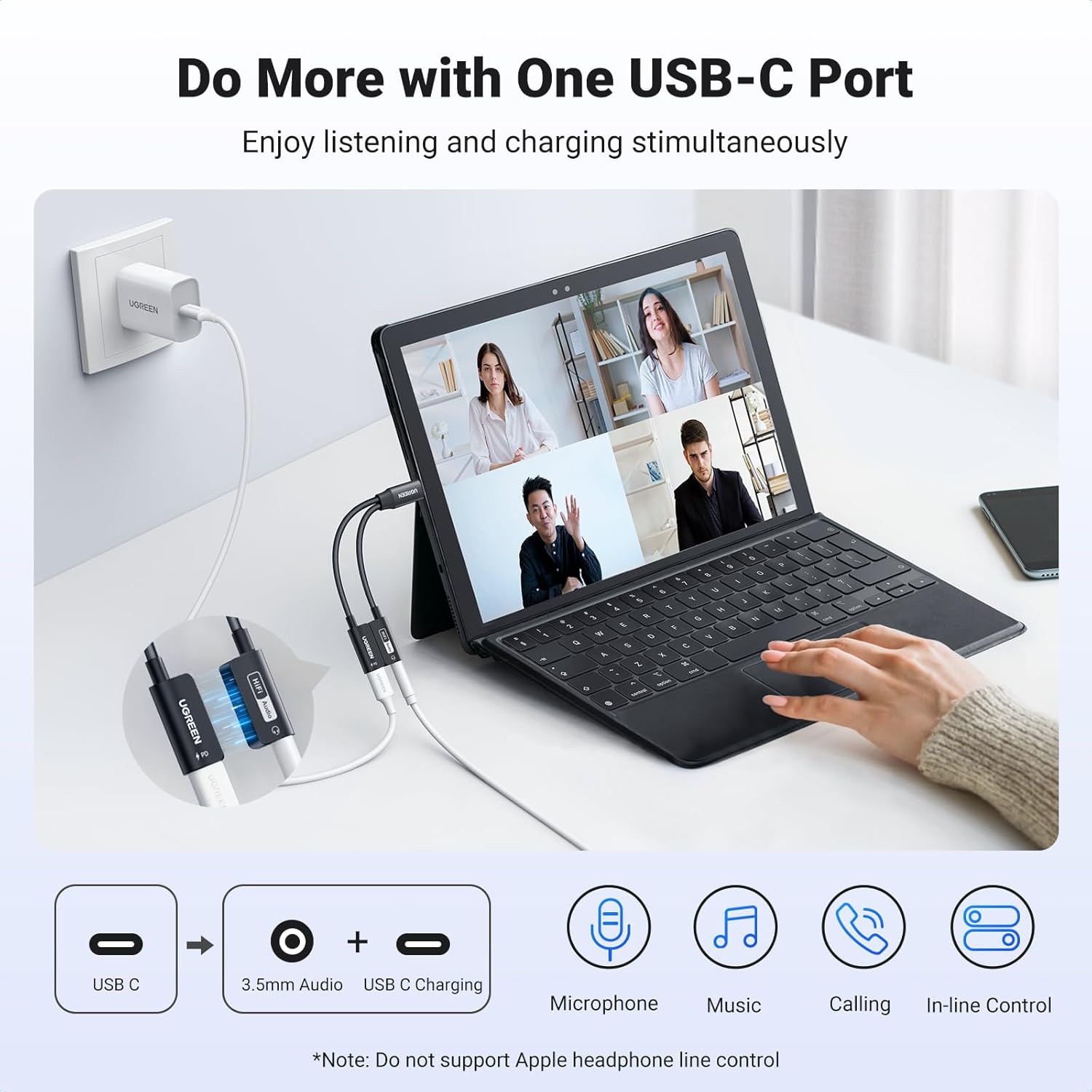 Thumbnail 1 de UGREEN Magnetic USB C 60W Adapter