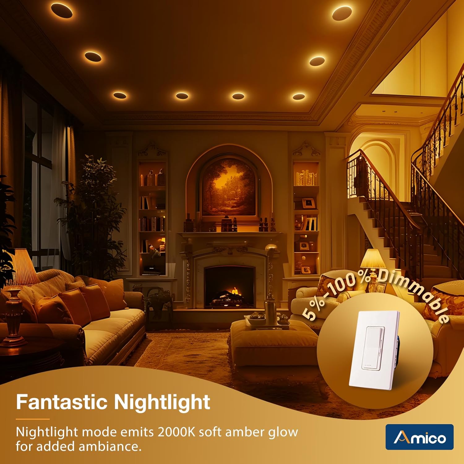 Thumbnail 5 de Amico 6 Inch LED Recessed Light