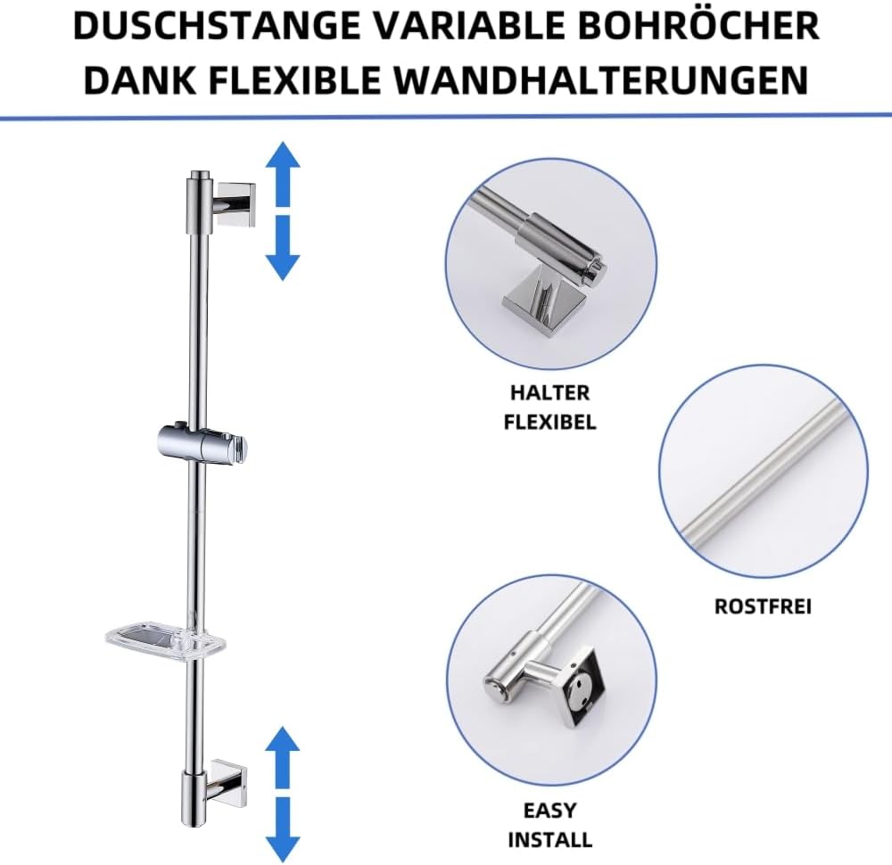 Thumbnail 1 de HomeHeng H811-80HC barre de douche 80 cm