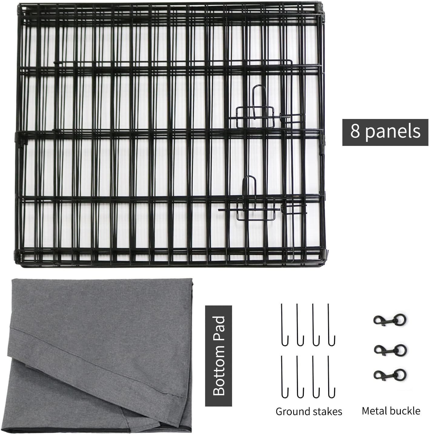 Thumbnail 4 de PETIME Foldable Dog Playpen 24" H