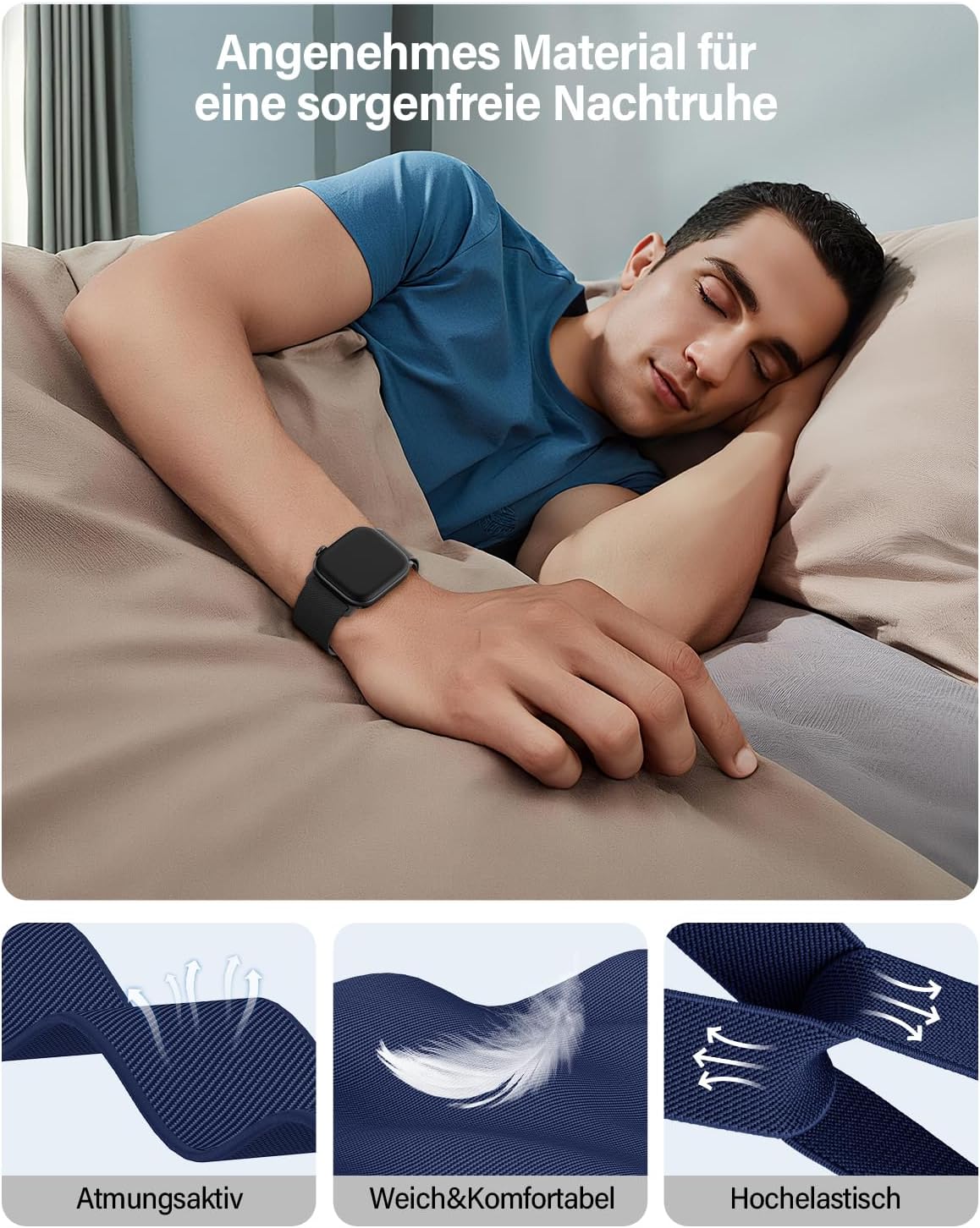 Thumbnail 6 de Jiamus Elastisches Armband 40–46 mm