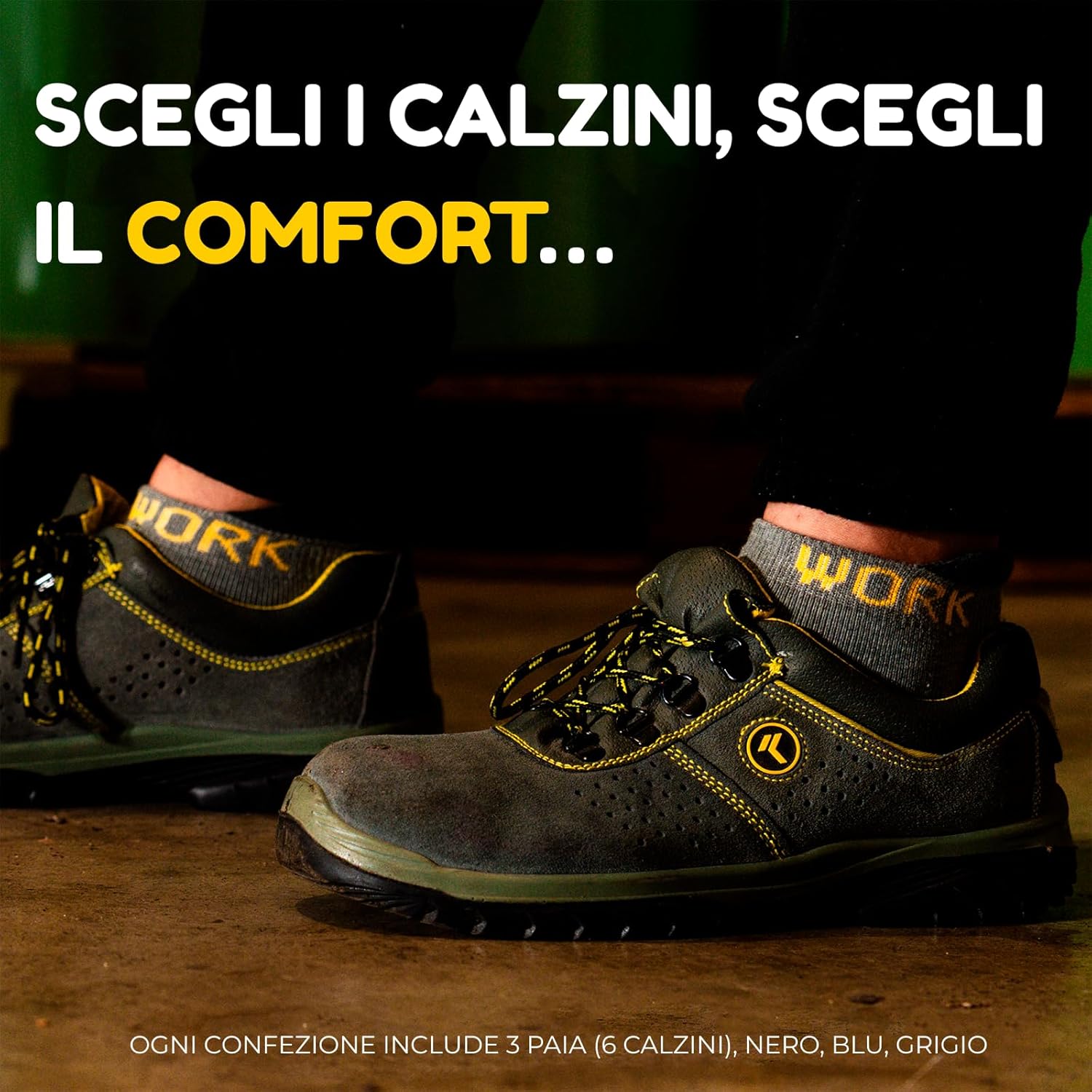 Thumbnail 6 de PS PROUTHS Calze da lavoro estive in cotone (uomo/donna) con imbottitura morbida