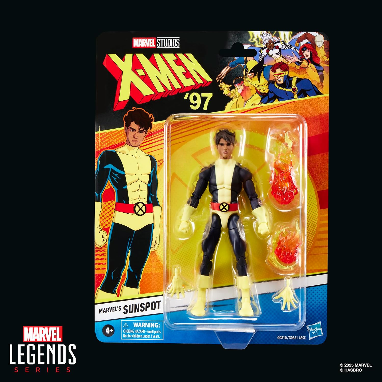 Detalle 2 de Hasbro Marvel Legends Sunspot action figure 15 cm