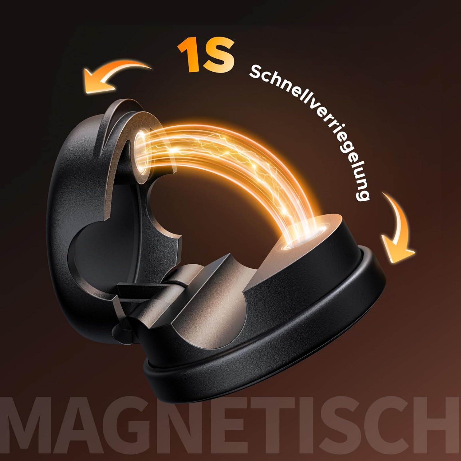 Thumbnail 2 de UGREEN 6er Set magnetische Kabelhalter (360° drehbar) mit Selbstklebung – Kabelclips für Kabel bis 7,5 mm