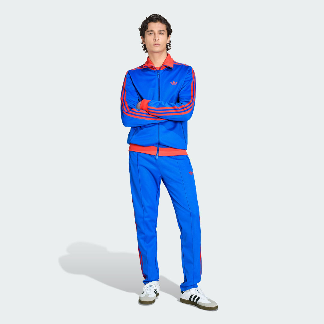 Detalle de Chaqueta deportiva Classic de Adidas – color Azul