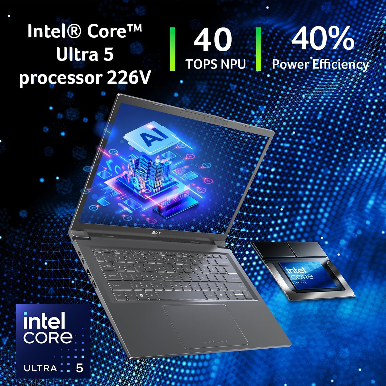 Detalle 2 de acer Aspire 14 AI Copilot+ 512GB PC
