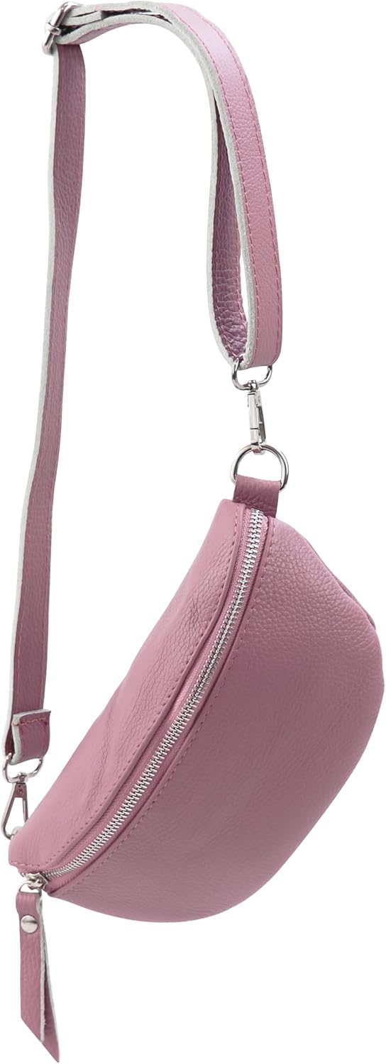 Detalle de SH Leder ® AVA G292 – Marsupio in vera pelle, unisex, 23 x 12 cm