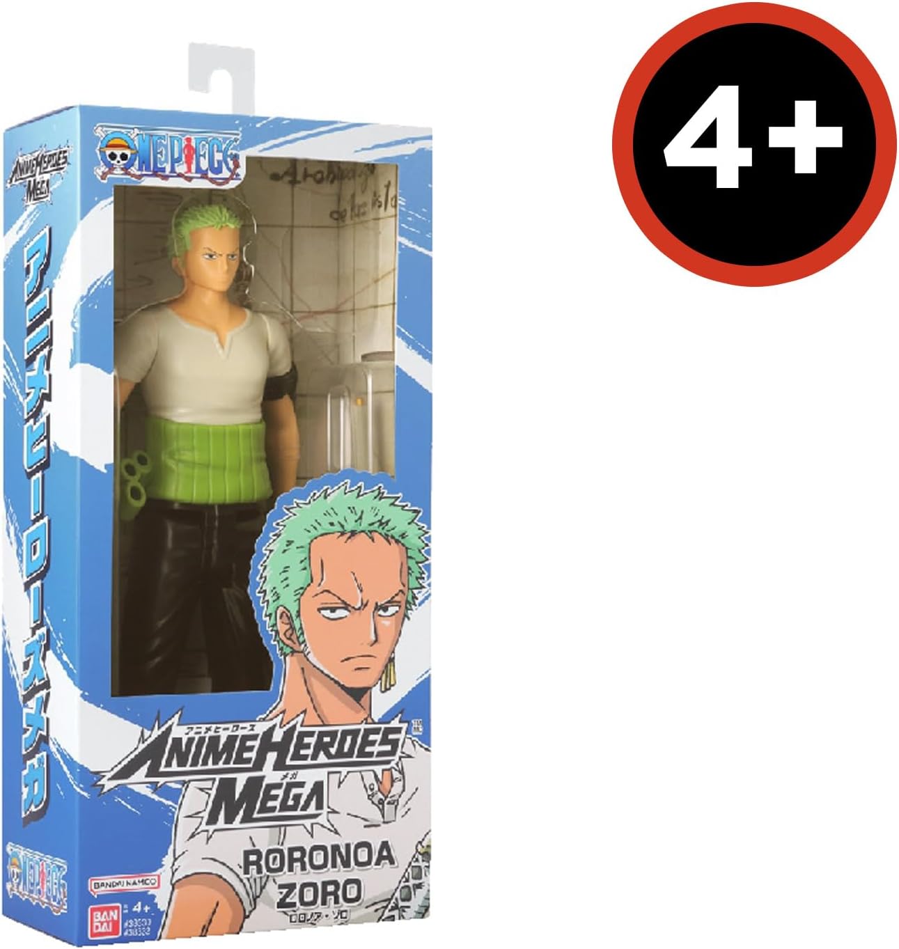 Thumbnail 6 de BANDAI Anime Heroes Mega 30 cm Zoro – Action figure licenza ufficiale One Piece