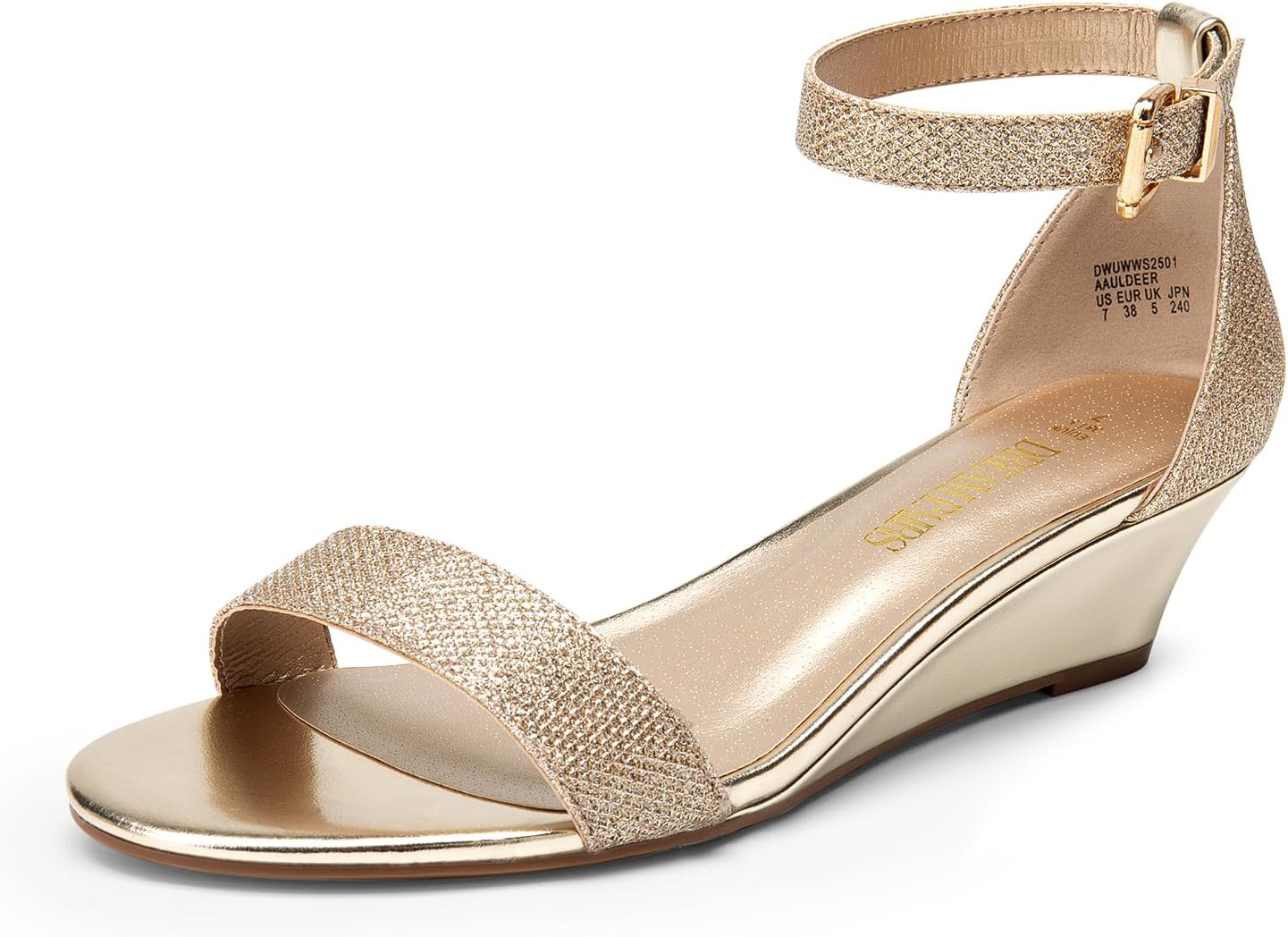 Thumbnail 5 de DREAM PAIRS Women's Ingrid Ankle Strap Low Wedge Sandal