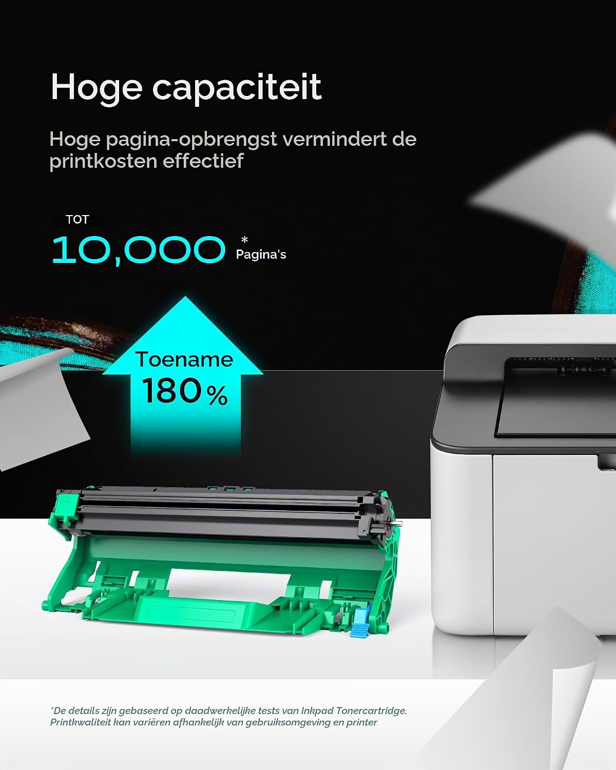 Detalle de iNKPAD DR-1050 drumunit voor Brother, tot 10.000 pagina’s