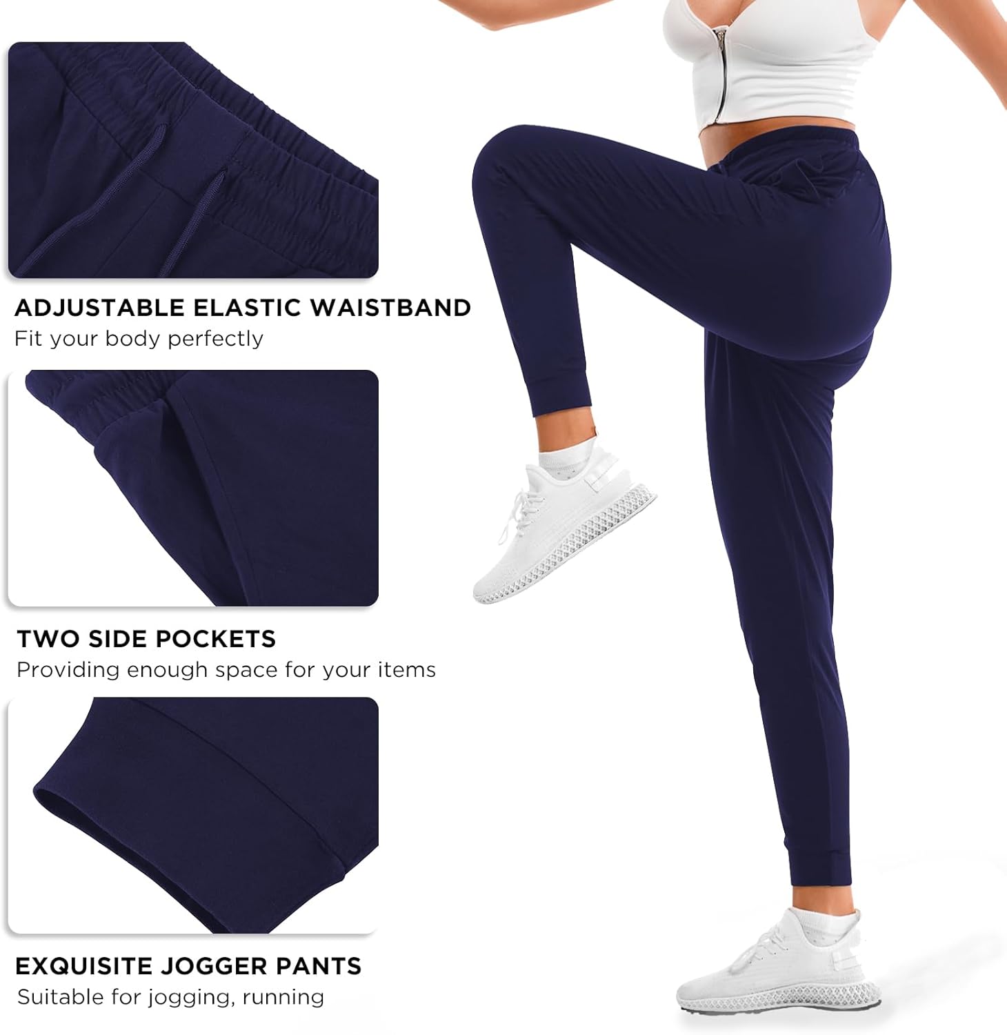 Detalle de Stanpetix Sport Pants for Women – Running Joggers with Pockets