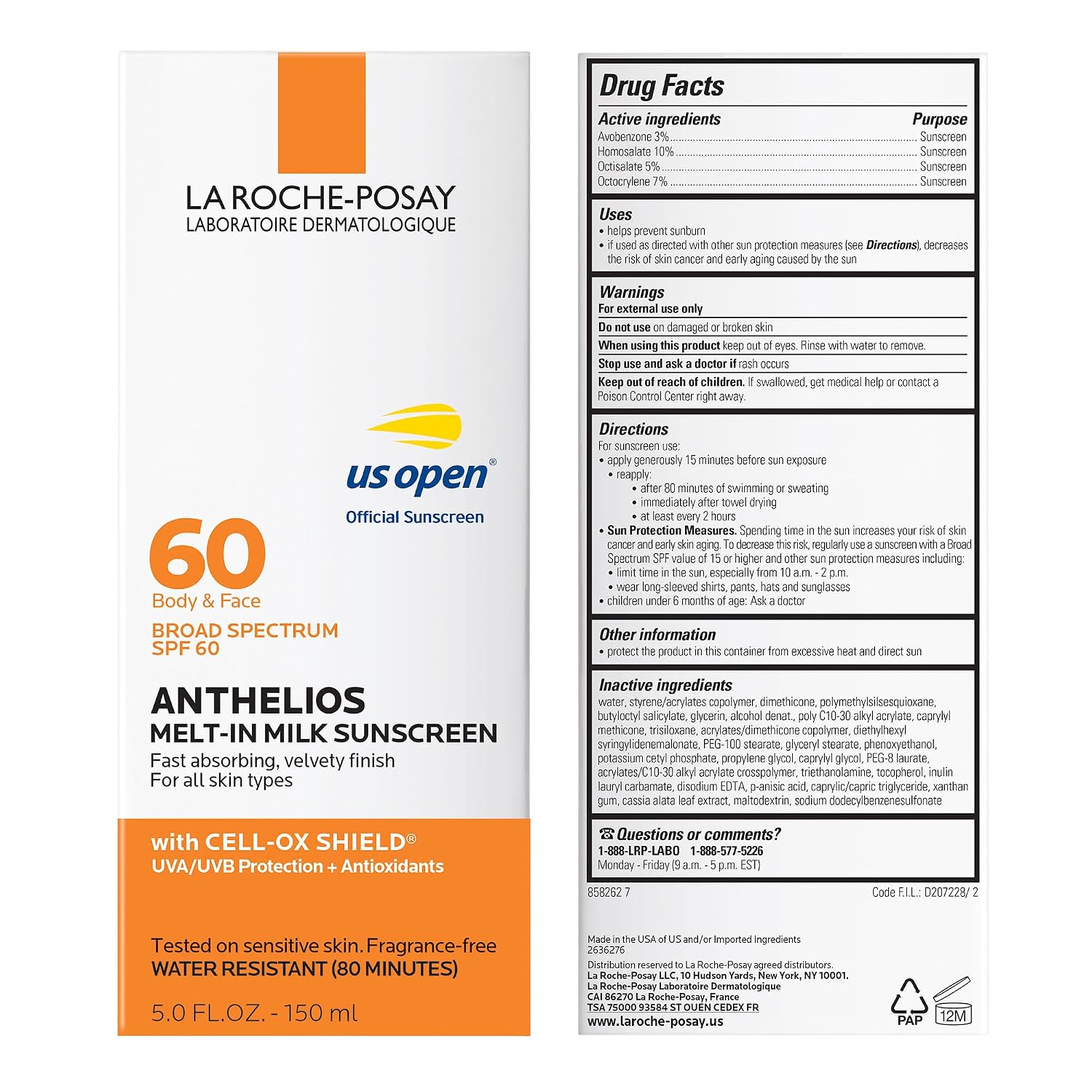 Thumbnail 5 de La Roche-Posay Anthelios Melt-In Milk SPF 60 Sunscreen for Face & Body