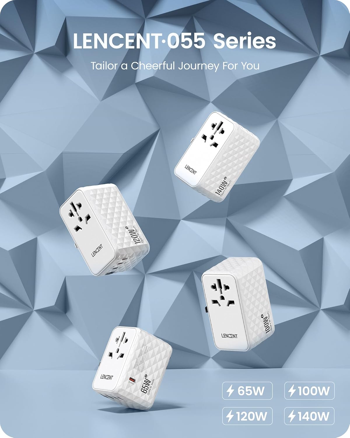 Thumbnail 4 de LENCENT 120W Reiseadapter Weltweit