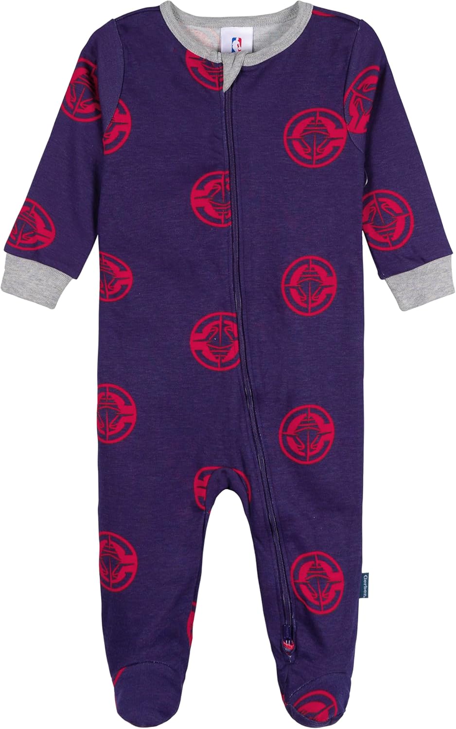 Detalle de Gerber Unisex-Baby NBA Team Sleep ’N Play (Cozy One-Piece)