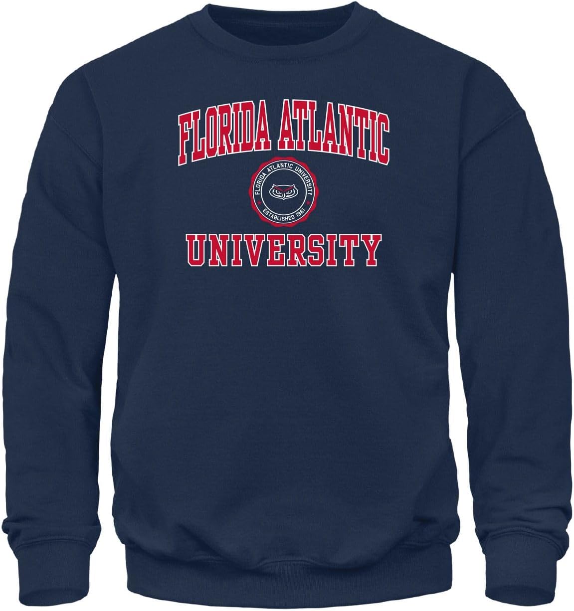 Detalle de Barnesmith Crewneck Sweatshirt for College, Heritage Logo — Unisex
