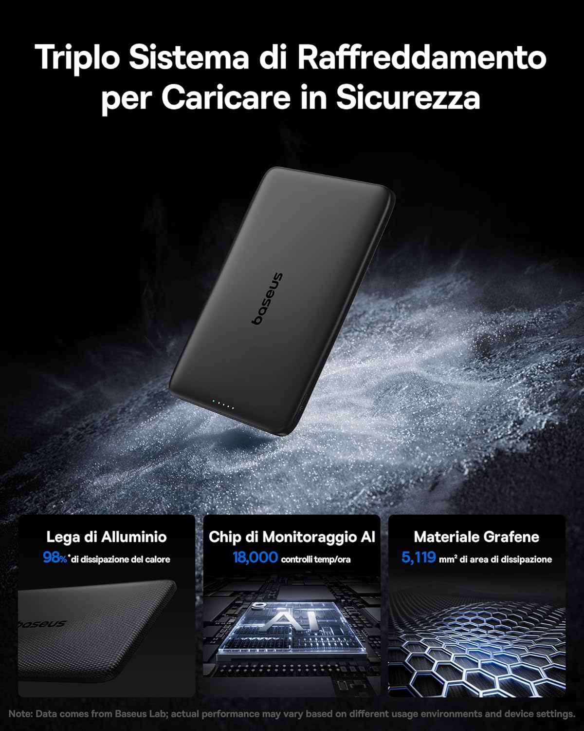 Thumbnail 3 de Baseus Picogo AM41 Power Bank Slim 5000mAh