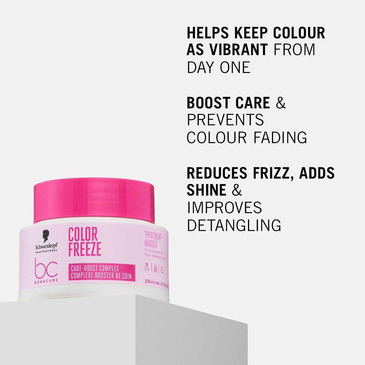 Thumbnail 2 de Schwarzkopf Professional Bonacure Color Freeze Treatment Creamy Hair Mask (pH 4.5) for Coloured Hair, 200 ml