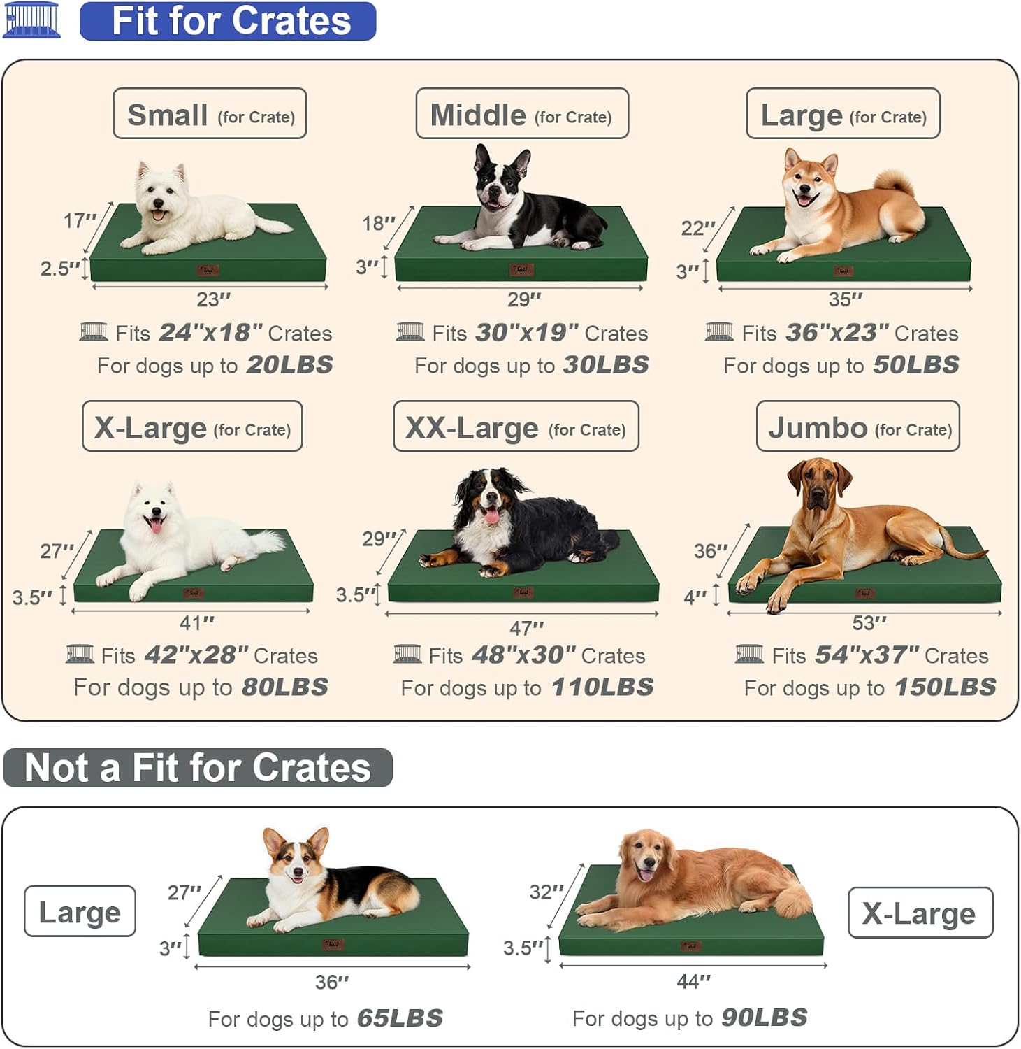 Detalle de Tail Stories Orthopedic Dog Bed XL