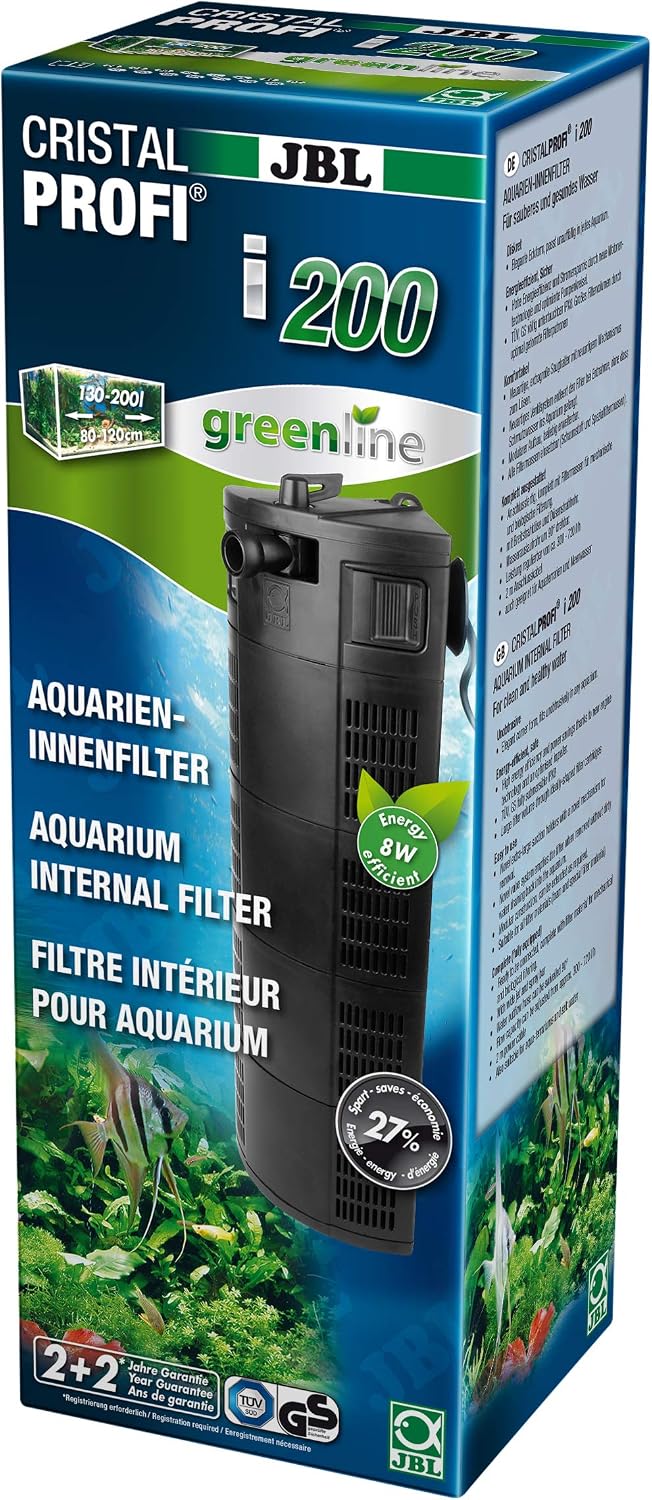Detalle 2 de JBL CristalProfi i100 greenline Innenfilter für 90–160 L – energieeffizient, wartungsarme Pumpe