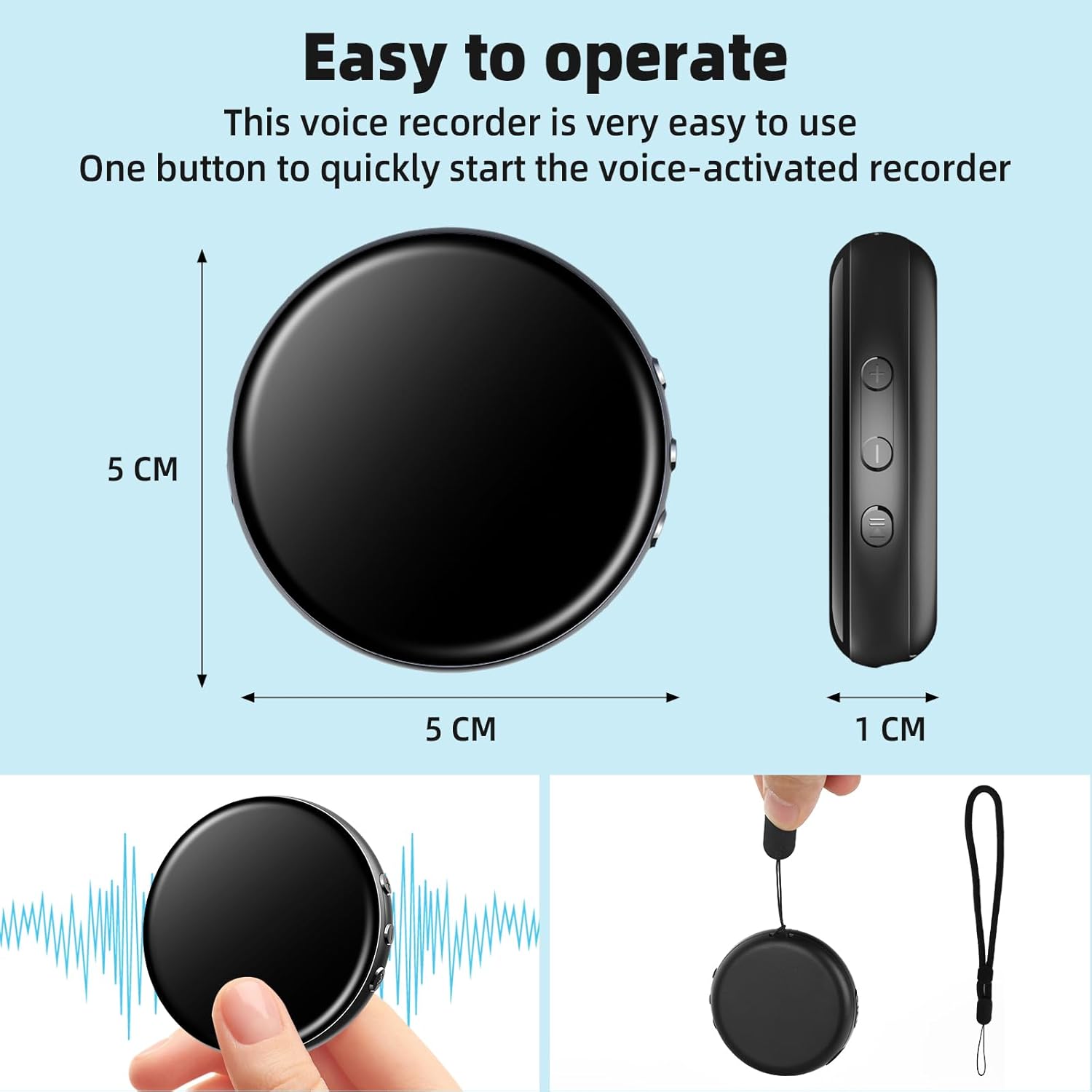 Detalle 2 de 64GB Diktiergerät Mini 🎙