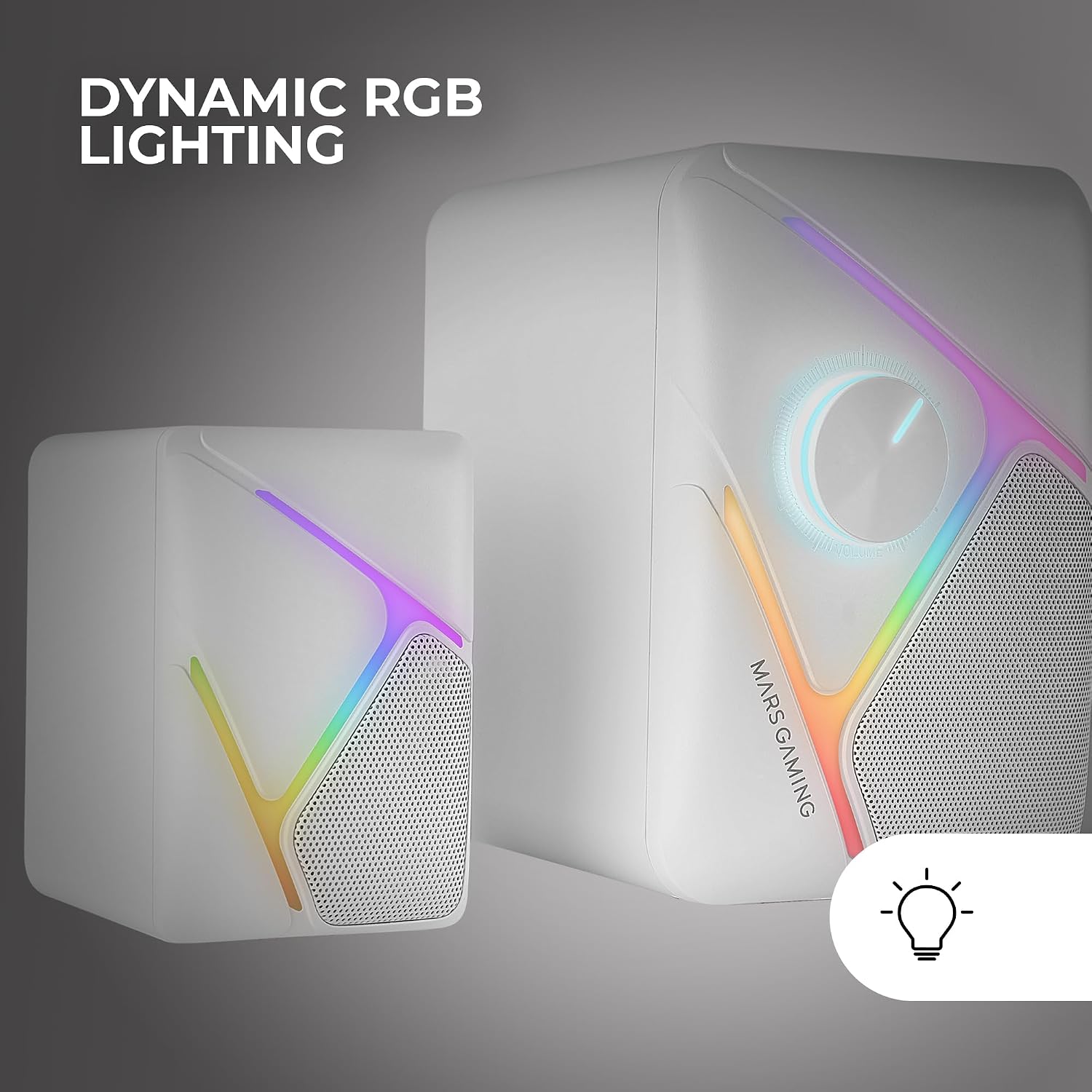 Thumbnail 3 de Mars Gaming MS-H21 Altavoces RGB 2.1 con Subwoofer 35W