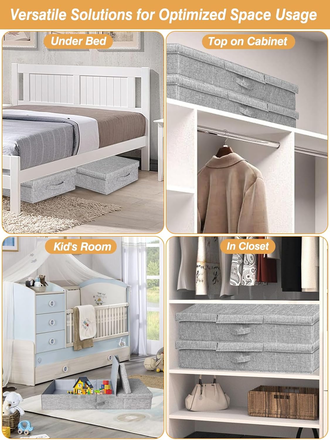 Thumbnail 6 de punemi Under Bed Storage, 2-Pack