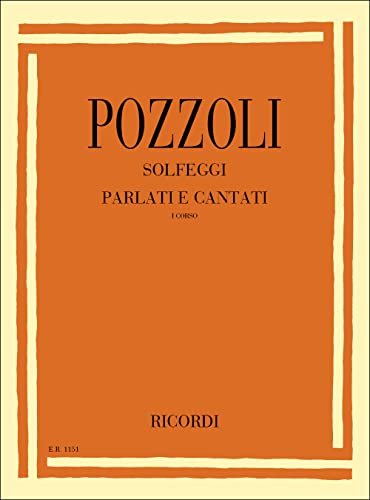 Pozzoli Solfeggi Parlati e Cantati 1° Corso – Libro educativo Ricordi per principianti