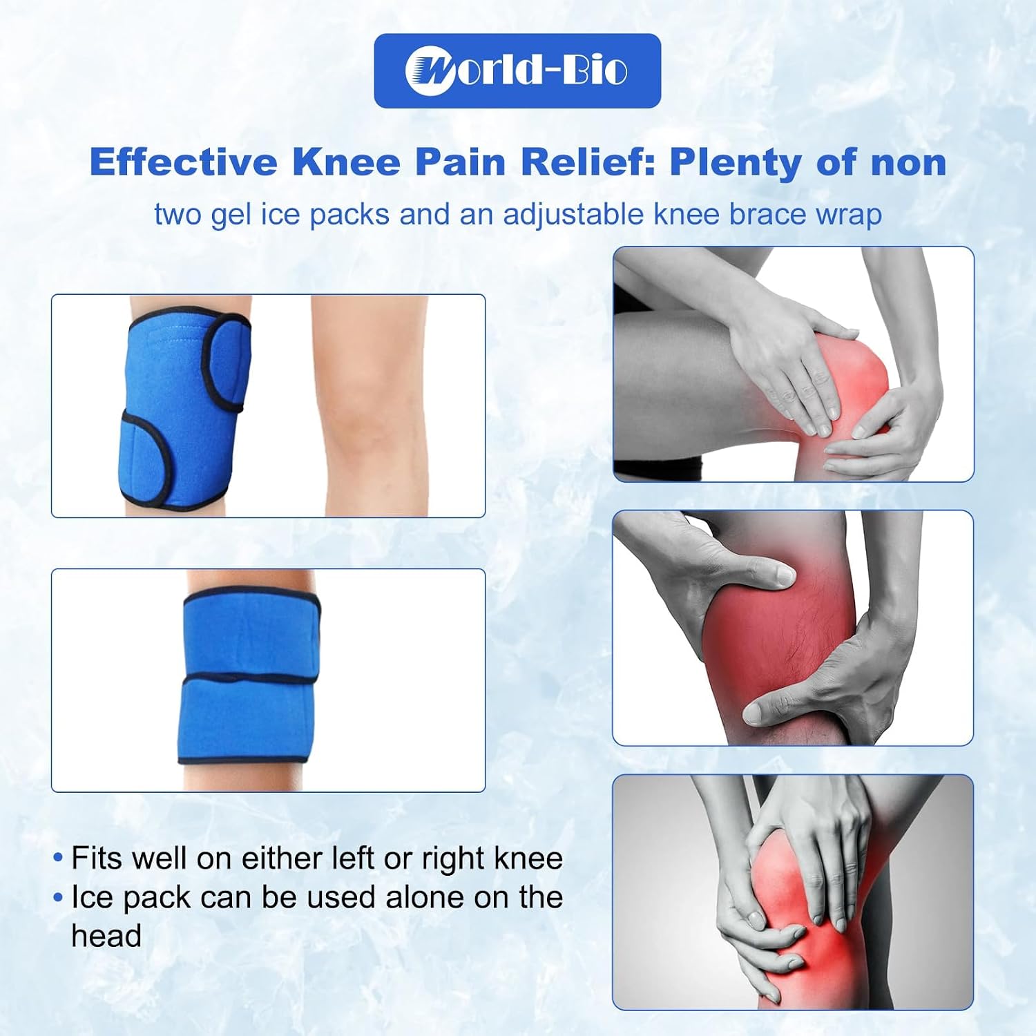 Thumbnail 2 de Knee Ice Pack Wrap 7.8 x 5.5