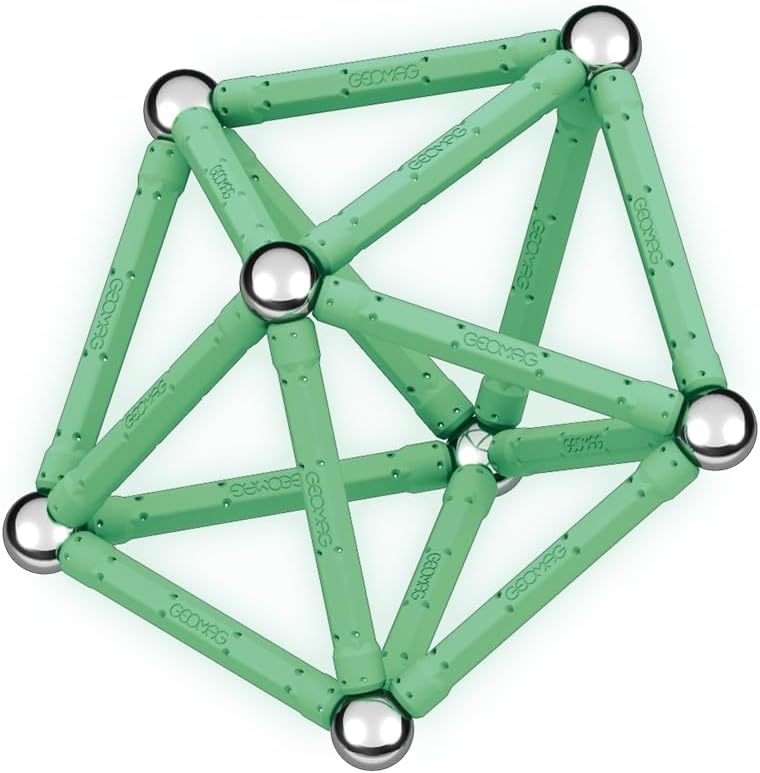 Detalle 1 de Geomag Glow Recycled Construcciones Magnéticas Luminosas