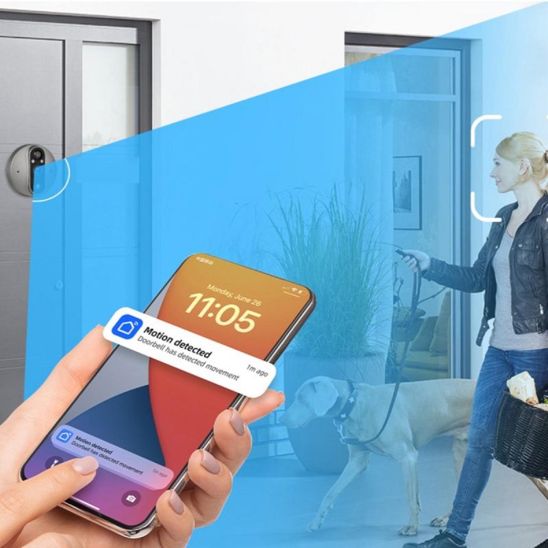 Thumbnail 1 de Mirilla WiFi Smart Guard DV50 160º 1080p de Prixton