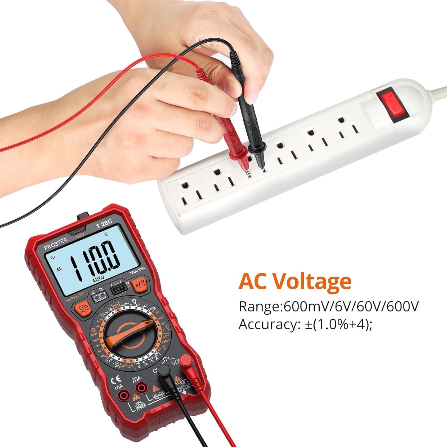Thumbnail 2 de Proster TRMS 6000 Counts Digital Multimeter: A Prudent Choice for Everyday Electrical Testing
