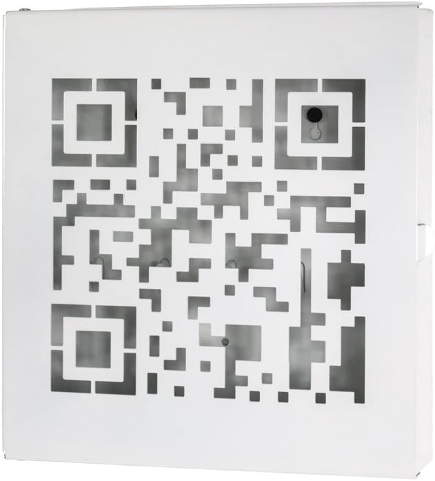 Thumbnail 6 de HAKU Schlüsselkasten schwarz aus Metall – 22 × 24 × 5 cm, 10 Haken