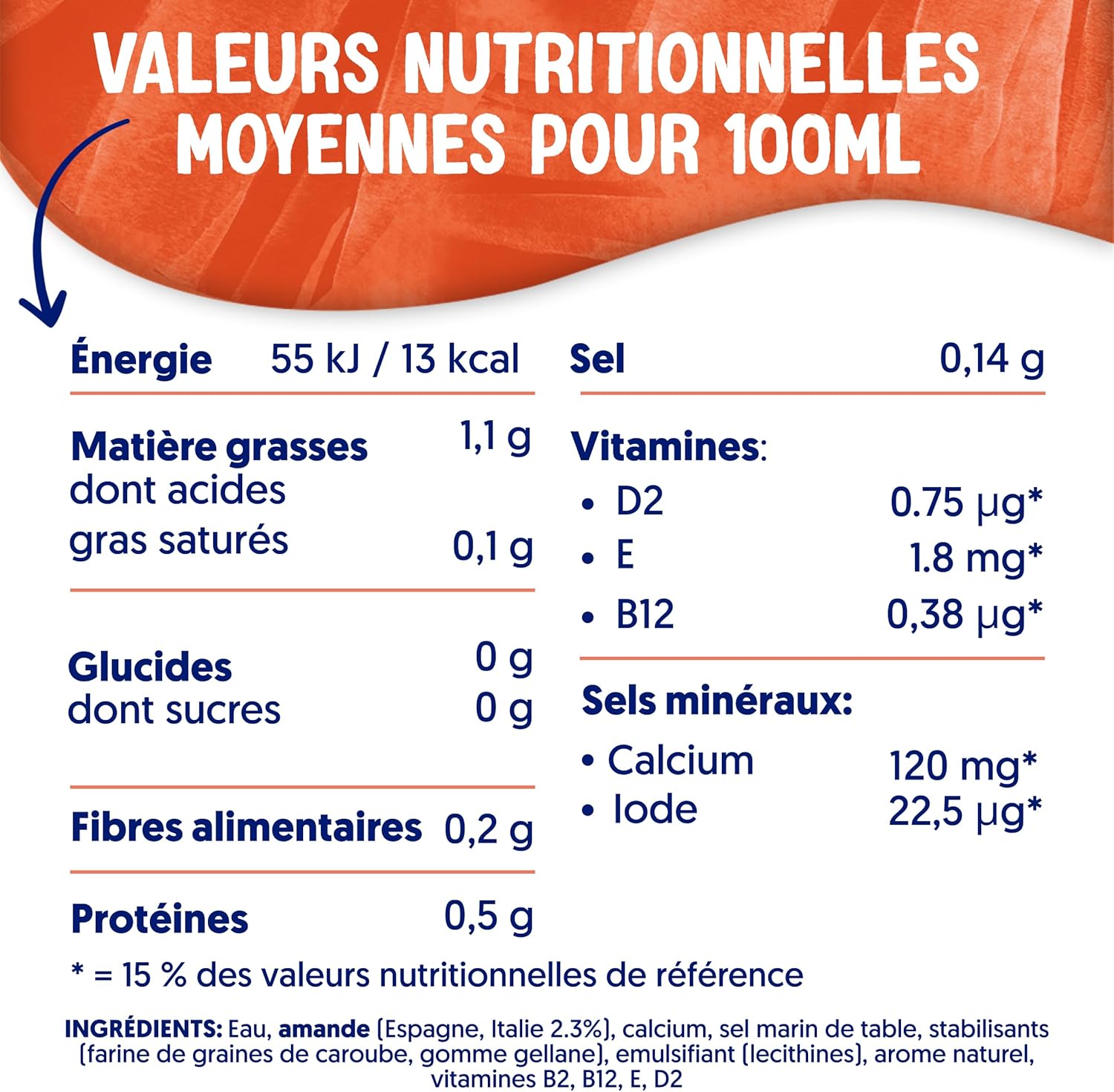 Detalle 2 de Alpro Boisson Végétale Lait d'Amande Non Grillée Sans Sucres – Lot 8x1L