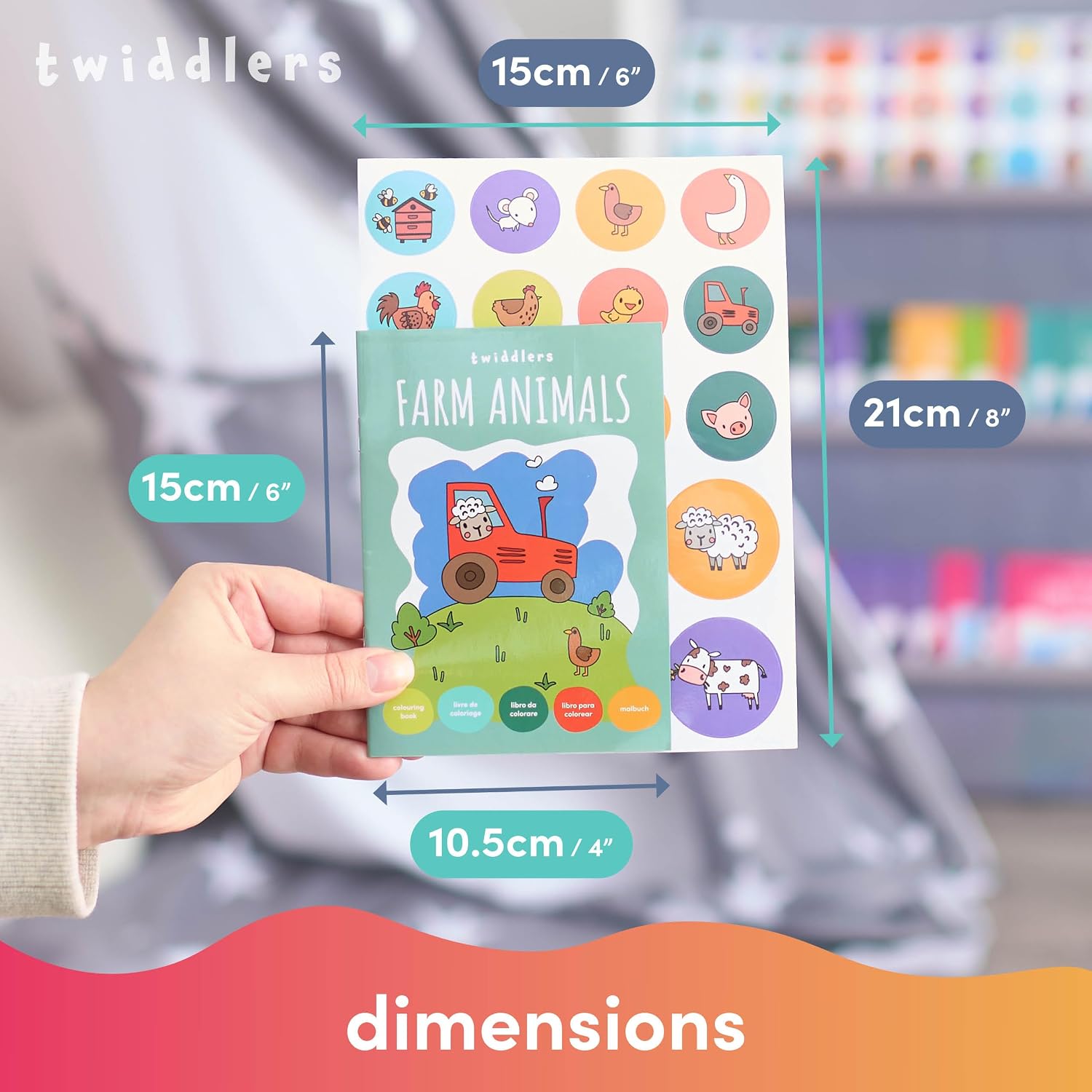 Thumbnail 5 de THE TWIDDLERS Mini libri da colorare 24 A6 🎨