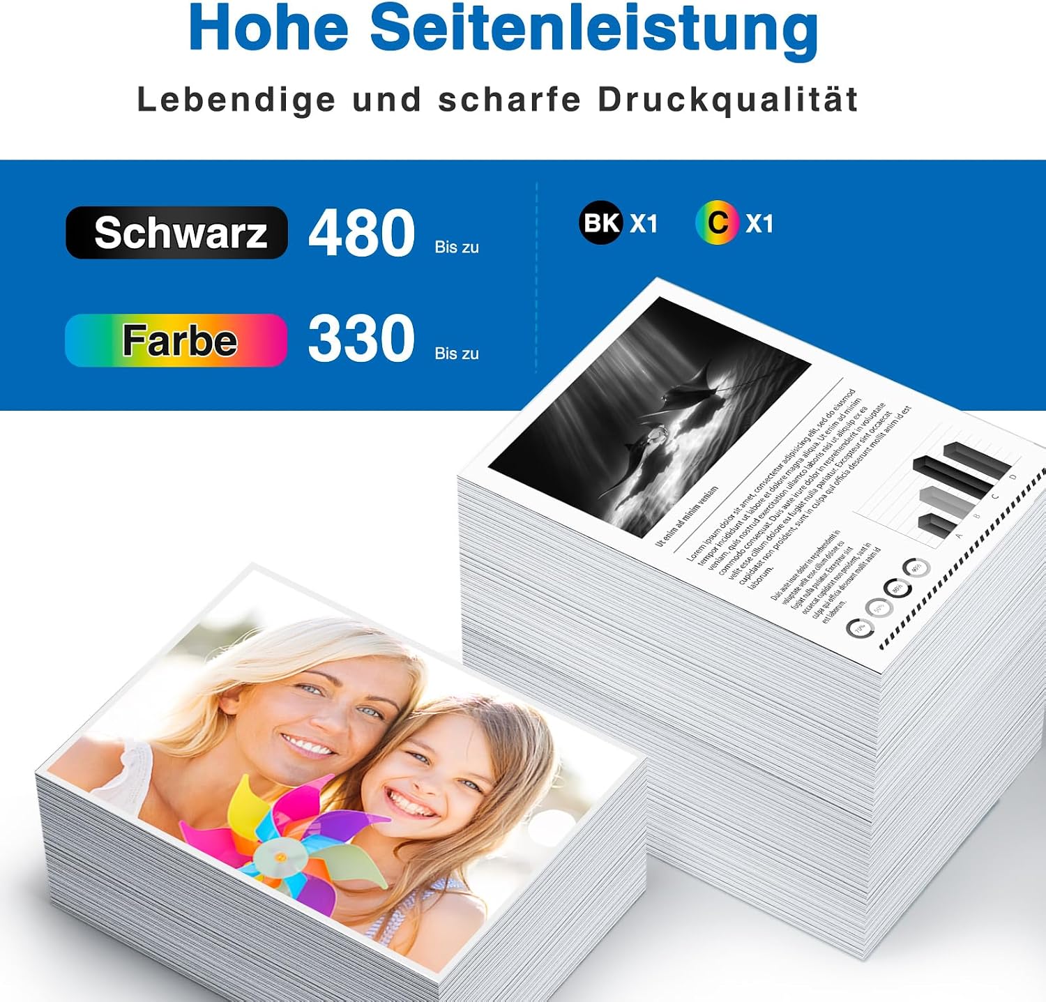 Detalle 2 de Starink 302XL Multipack 2er (1 Schwarz 1 Farbe) đź–¨