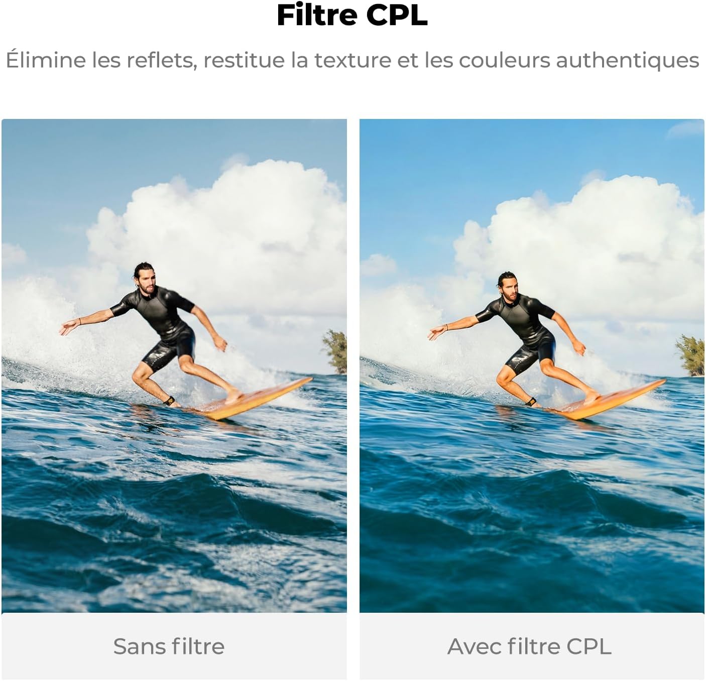 Thumbnail 2 de K&F CONCEPT Filtre CPL pour DJI Osmo Action 6 — Verre AGC multi‑couches