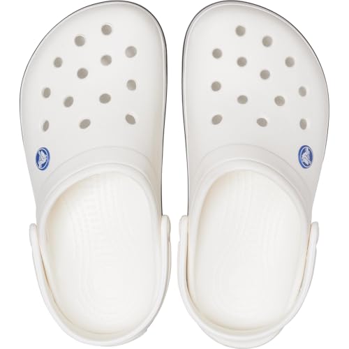 Detalle de Crocs Unisex Crocband Clogs – White (UK 3 Men / 4 Women)