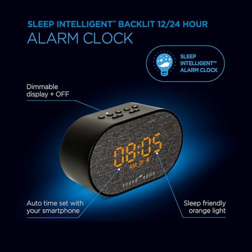 Detalle de Sound Oasis BST-150 Sleep Sound Therapy System with Alarm Clock