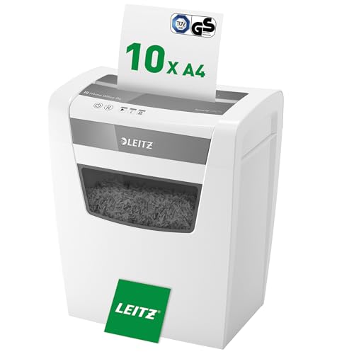 Detalle de Leitz IQ Aktenvernichter 12–10 Blatt (80 g/m²) – leise, zuverlässig und TÜV SÜD/GS geprüft