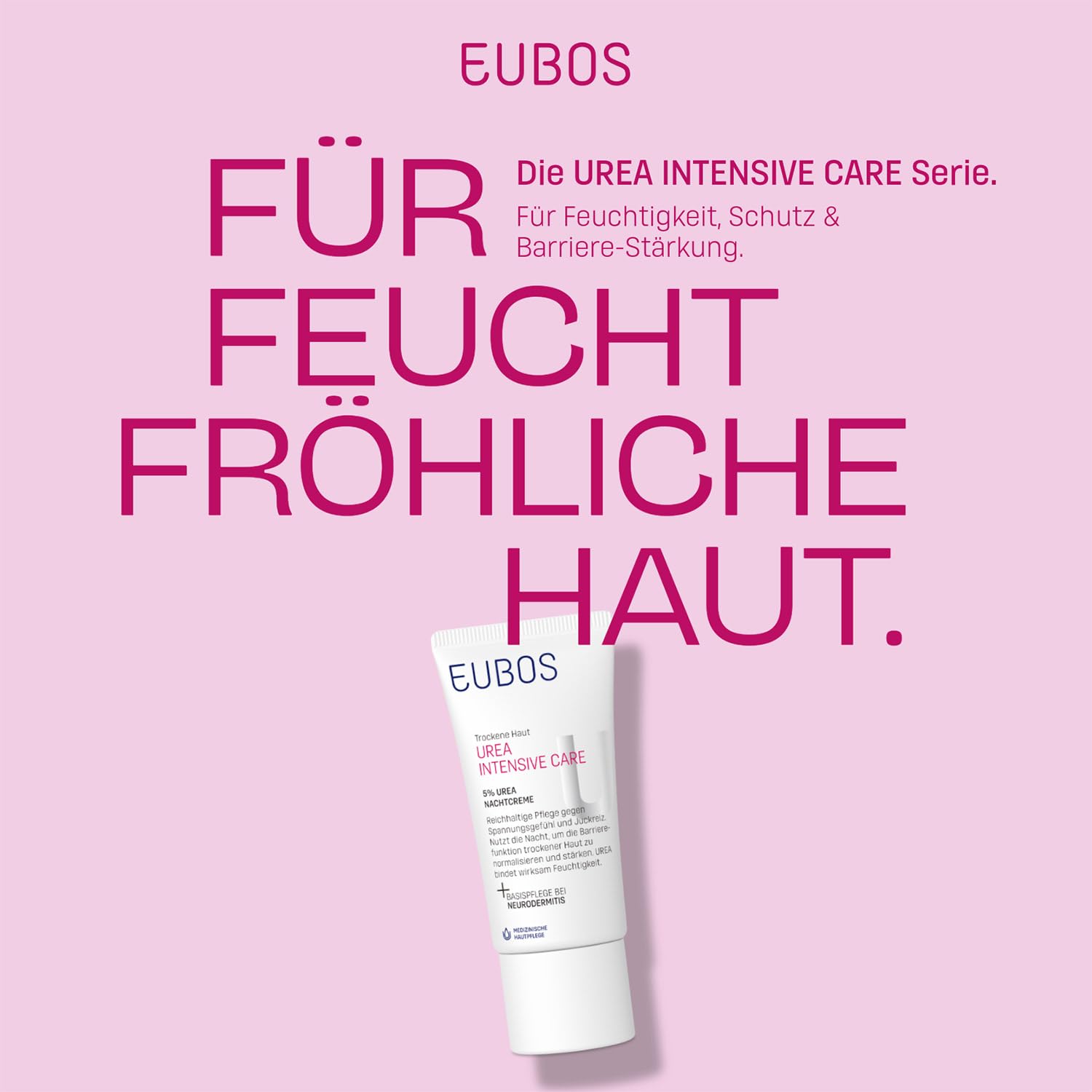 Detalle 2 de EUBOS Trockene Haut Urea 5% Nachtcreme, 50 ml – Dermokosmetik aus der Apotheke
