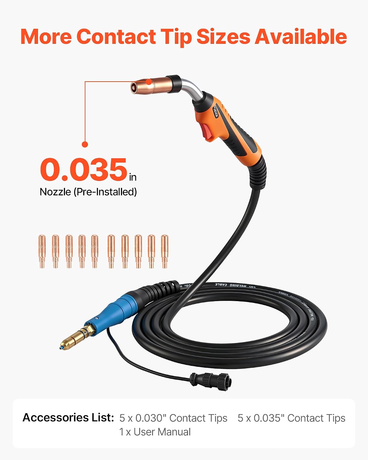 Detalle 2 de VEVOR MIG Welding Gun 250A