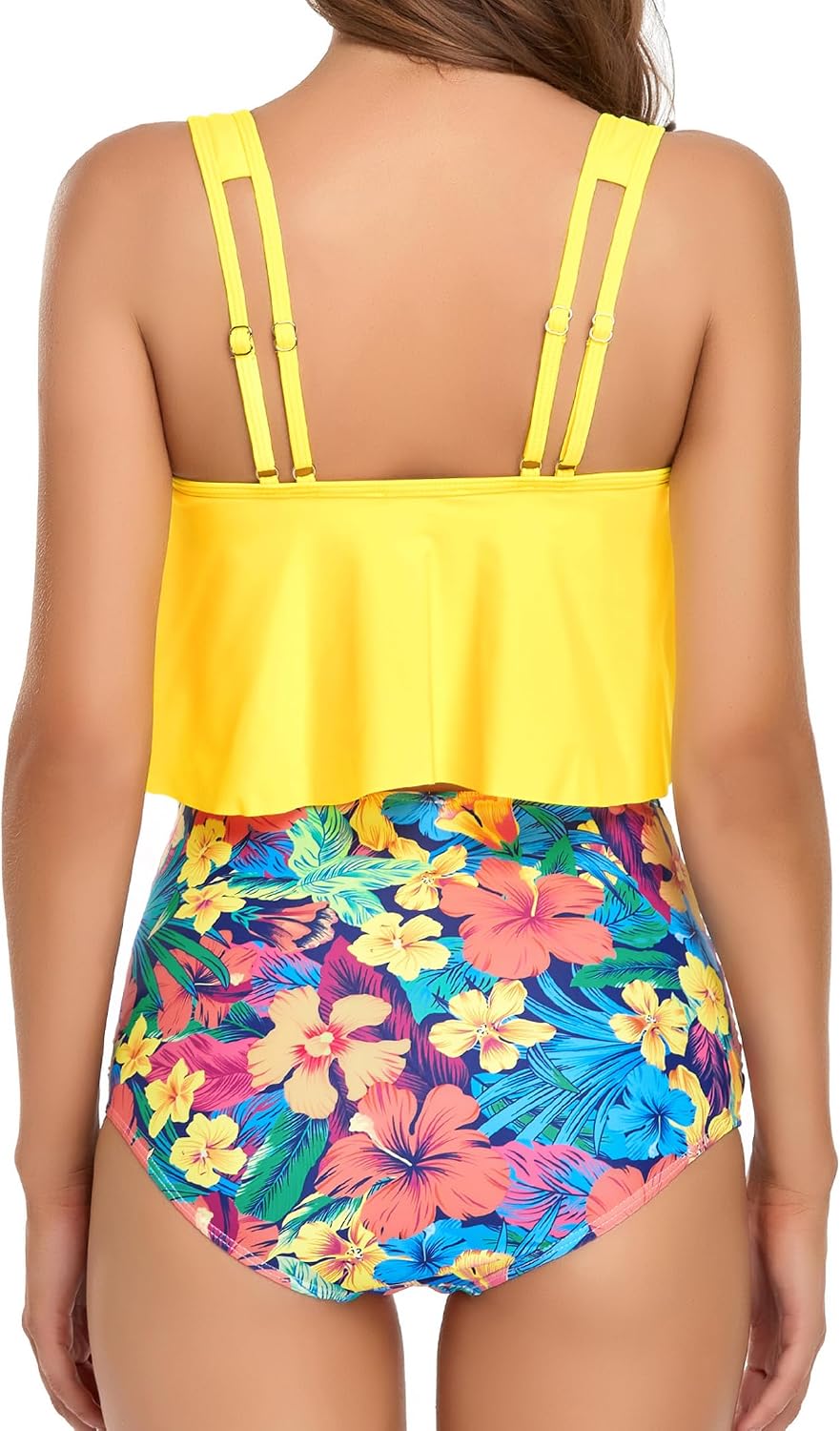 Detalle de Edelqual Tankini Swimsuits for Women - High Waisted Plus Size Two-Piece with Tummy Control
