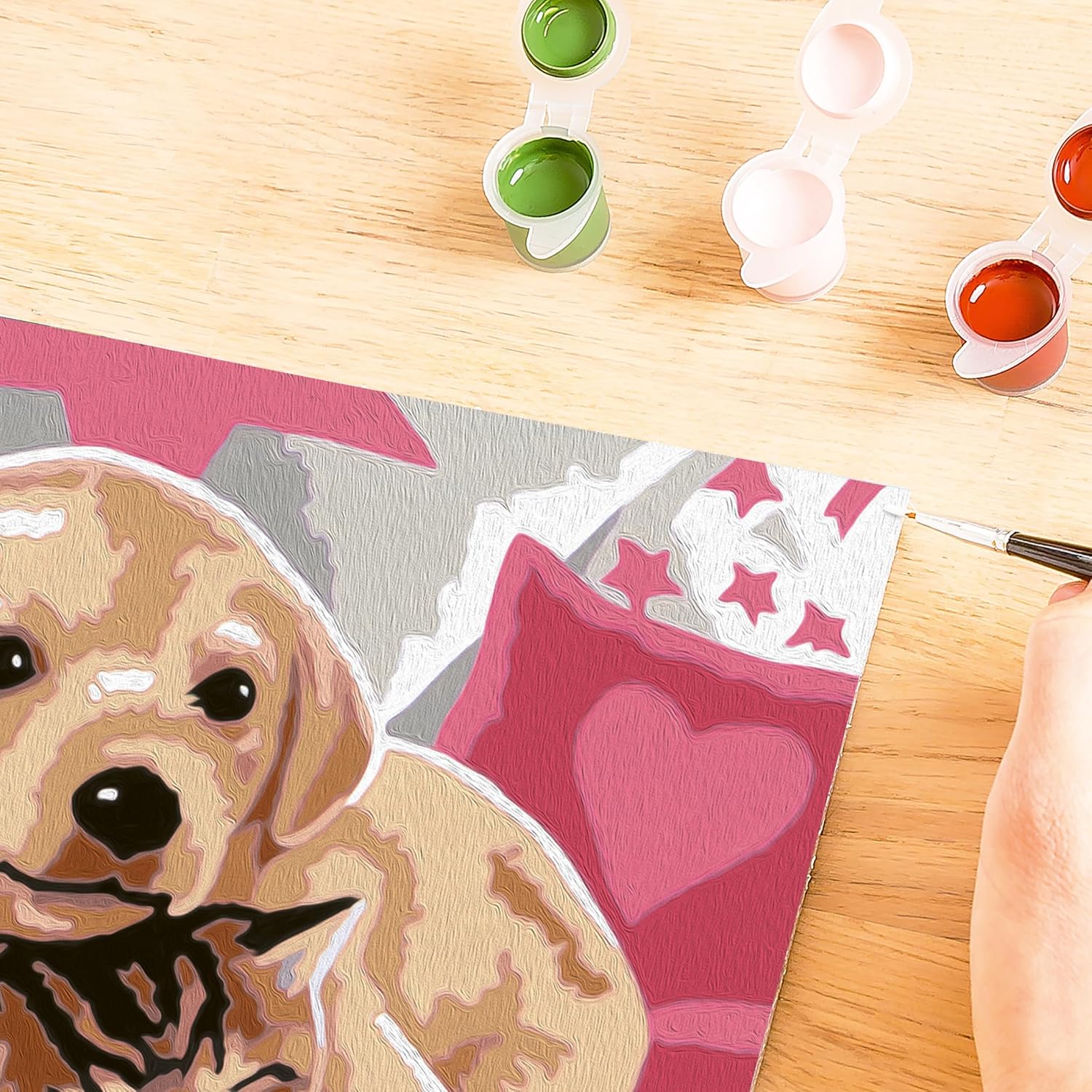 Detalle 2 de Ravensburger CreArt Serie E dipingi per bambini 13x18 cm 🎨