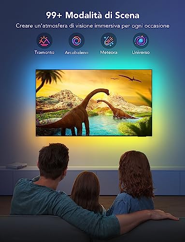 Detalle de Govee TV LED Backlight 3,8m RGBIC per TV 55-65 Pollici