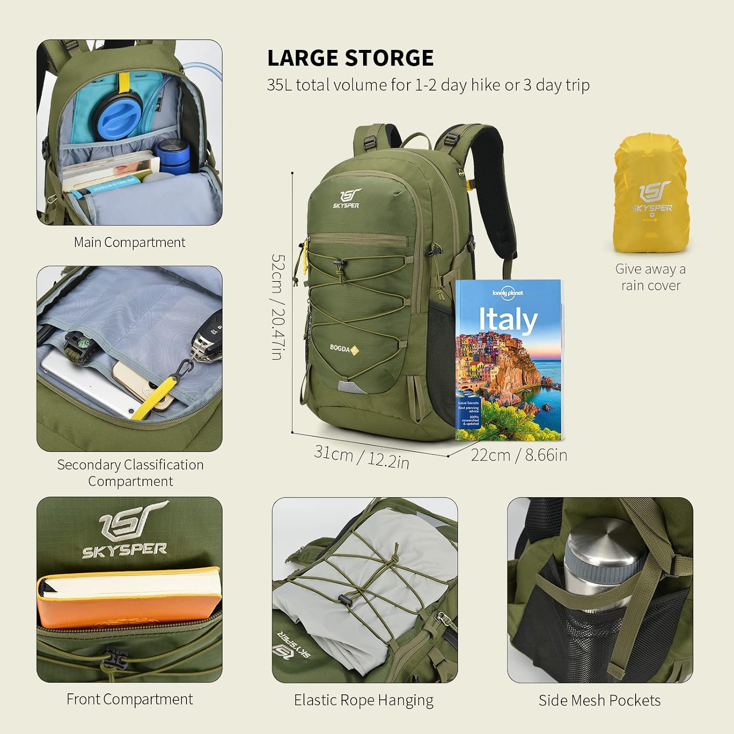 Thumbnail 5 de SKYSPER BOGDA Wanderrucksack