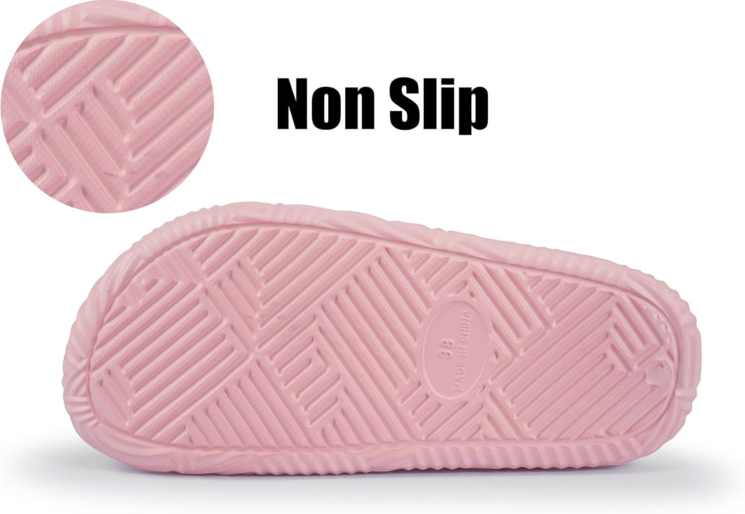 Detalle 1 de Weweya Slides Lightweight Non Slip Shower Shoes