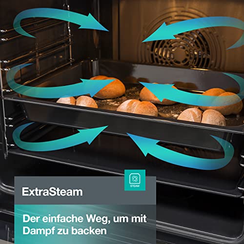 Thumbnail 9 de Gorenje OptiBake BOS6737 E02B Einbau-Backofen – 77 L, AquaClean, Heißluft, ExtraSteam, AirFry, PerfectGrill, Pizzamode 300°C